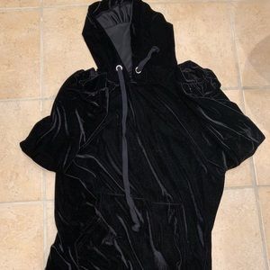 Velvet Hoodie Sweater
